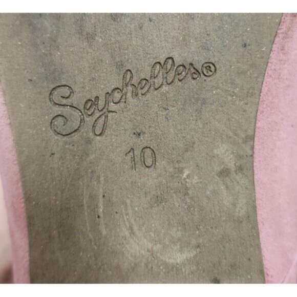 Seychelles City Streets Rose Suede Leather Ballet Flats Seychelles Size 10 - Picture 11 of 14